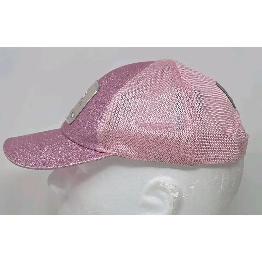 Genuine‎ JOHN DEERE Pink Glitter Toddler Snapback Hat Baseball Cap Tractor Farm